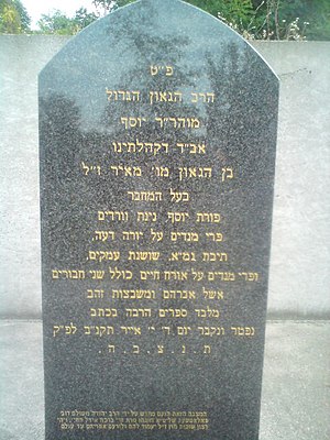 רבי יוסף בר מאיר תאומים